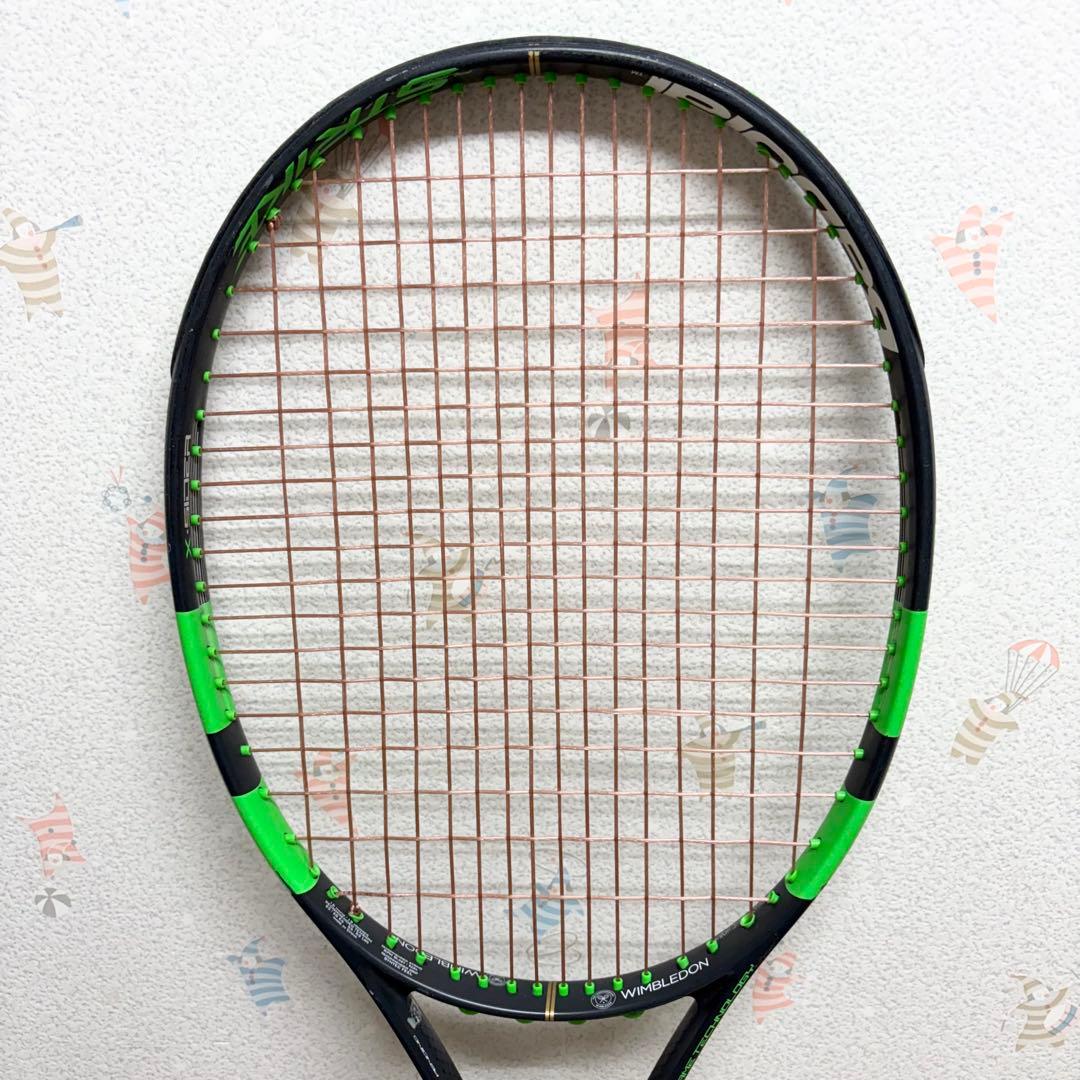 バボラ Pure Strike 16x19 テニスラケット グリーン G2