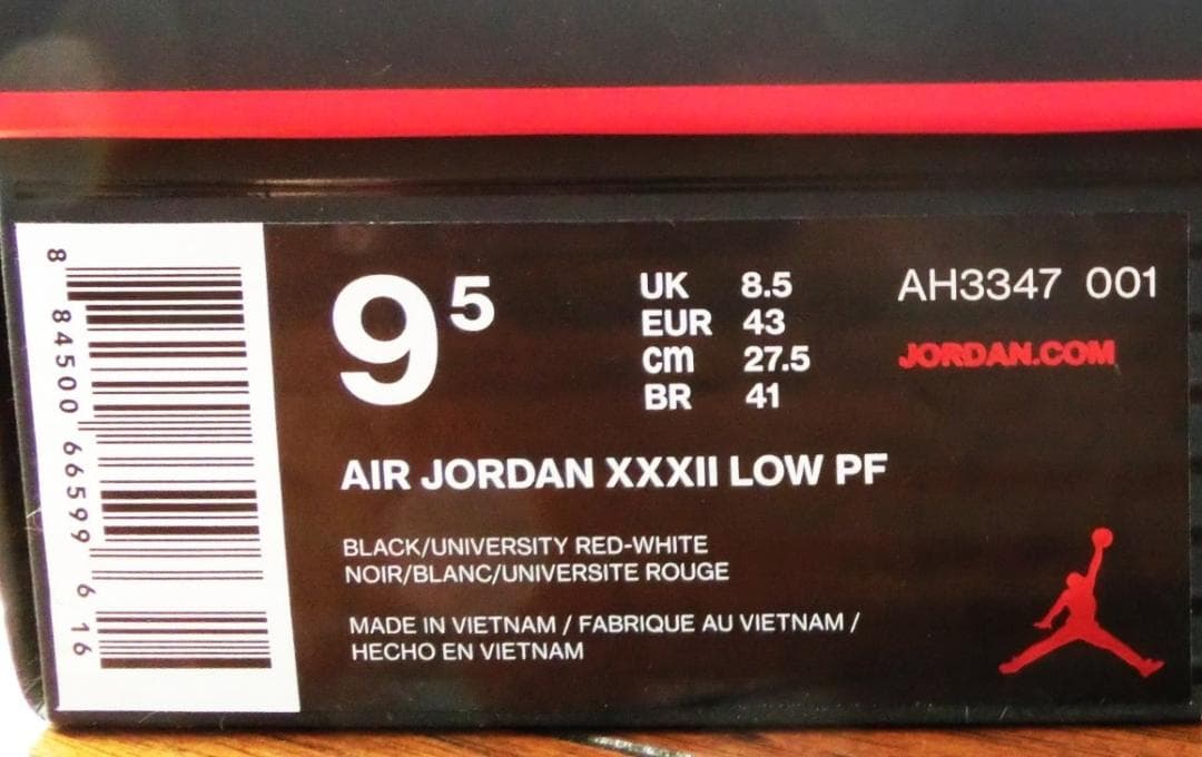 美品 AIR JORDAN XXXII LOW PF エアジョーダン32ロー