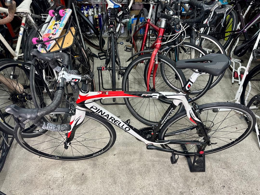 PINARELLO FP3フルカーボン全バラから製作！基本分解発送送料無料！
