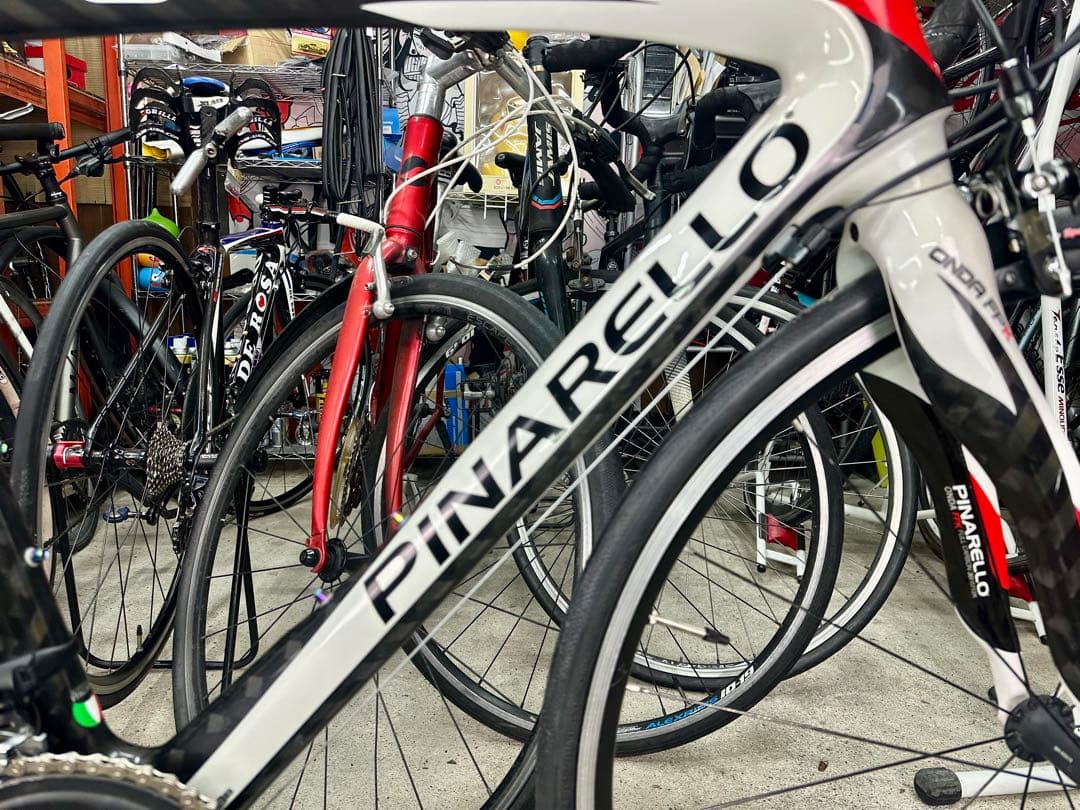 PINARELLO FP3フルカーボン全バラから製作！基本分解発送送料無料！