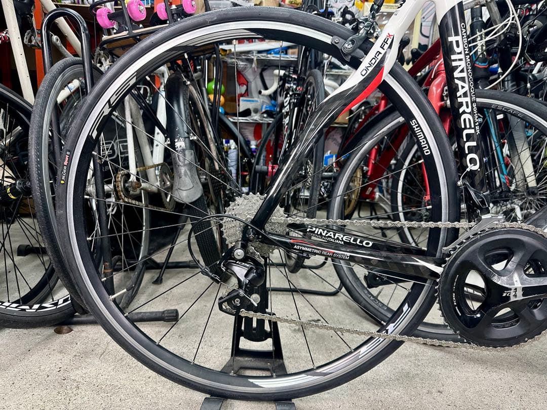 PINARELLO FP3フルカーボン全バラから製作！基本分解発送送料無料！