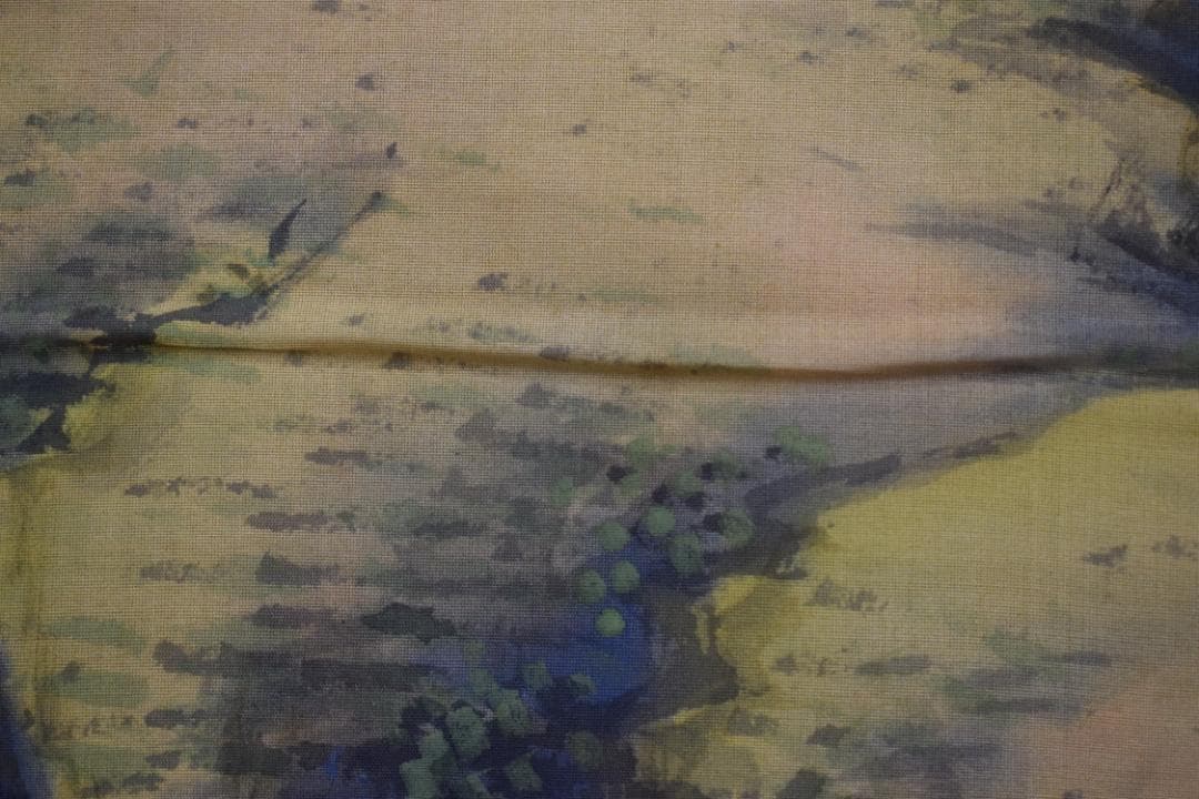 山本梅逸/松鶴図/松下双鶴図/掛軸☆宝船☆Z-413
