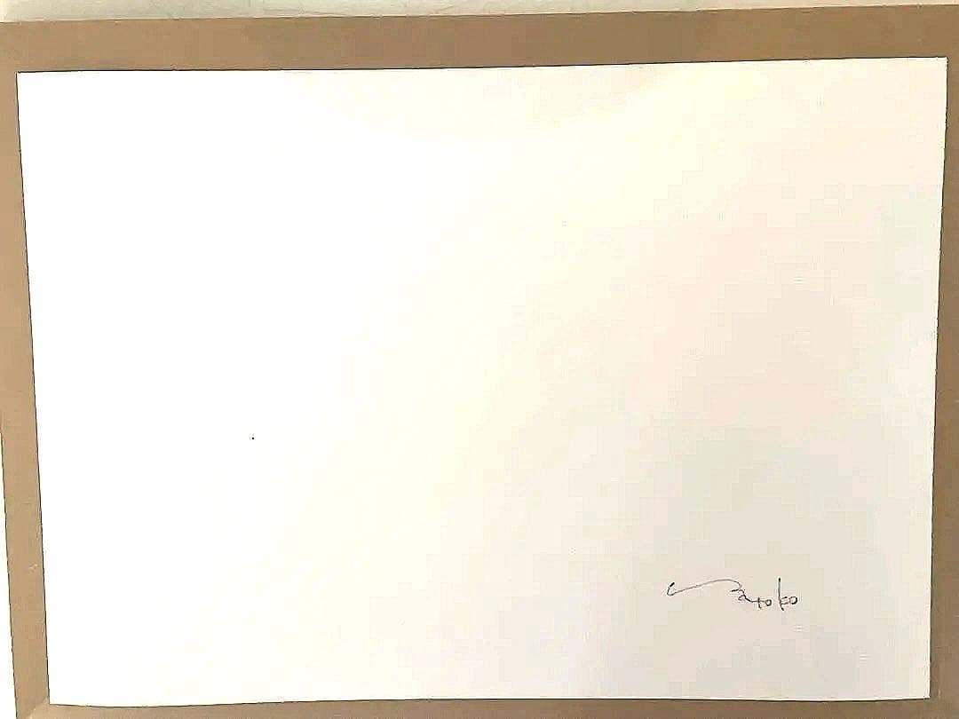 絵画　庭18 額縁無し　原画　A4サイズ