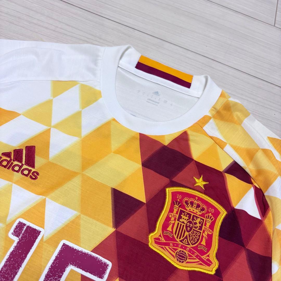 極美品■アディダス■スペイン代表 ユーロ2016モデル RAMOS ユニフォーム