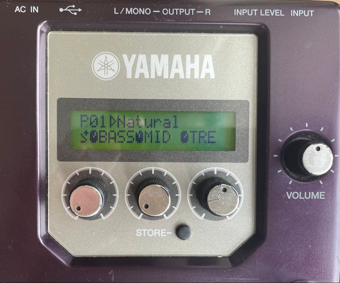 アコギエフェクターYAMAHA Magicstomp パッチ書換え日本未発売品