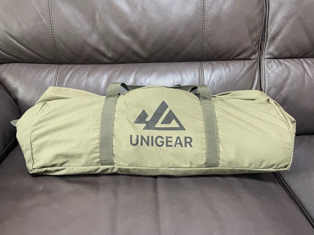 Unigear ヘキサタープ tcタープ ポリ延長ベルト付き 4.2ｍｘ4.1ｍ