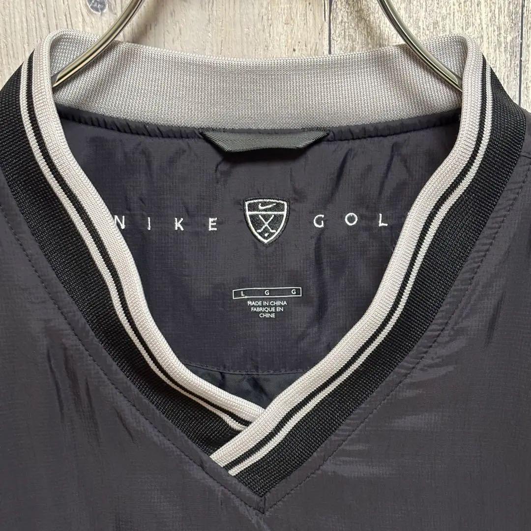ナイキ　NIKE GOLF ジャケット　ナイロン　Ｖネック　プルオーバー　中綿