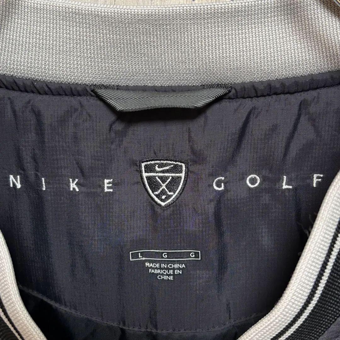 ナイキ　NIKE GOLF ジャケット　ナイロン　Ｖネック　プルオーバー　中綿