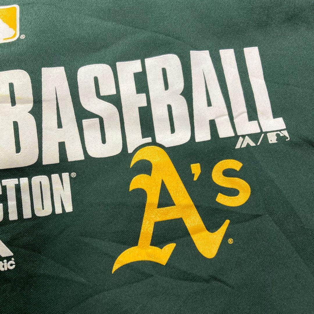 アスレチックス MLB　パーカー　2XL　Majestic　野球　メジャーリーグ