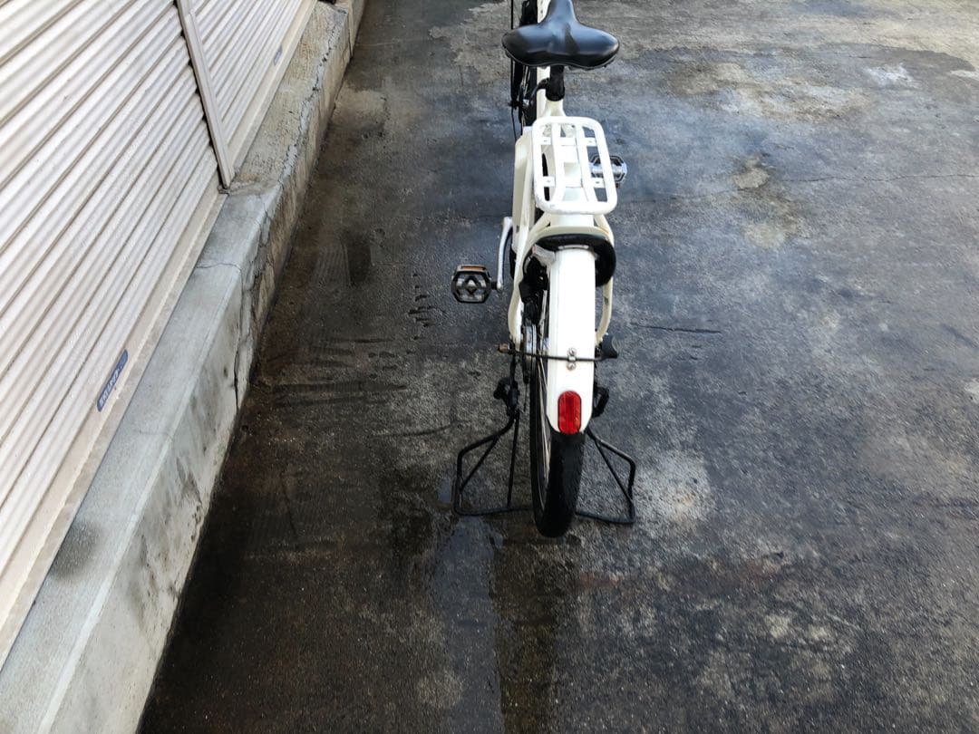 ブリヂストン新機種電動アシスト自転車ハイディ2、26インチホワイトアルミボディー