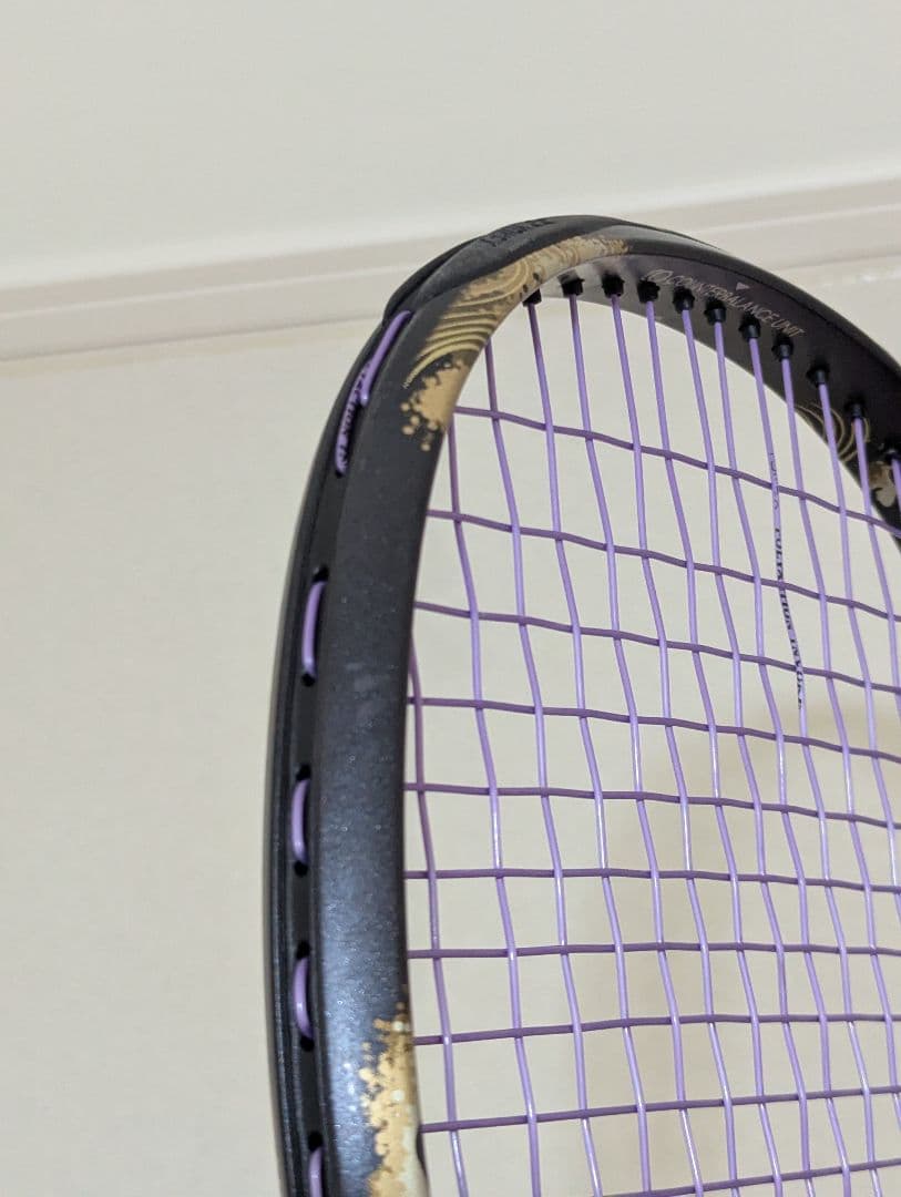 うなぎいぬ様YONEX　ジオブレイク80V ゴールドパープル