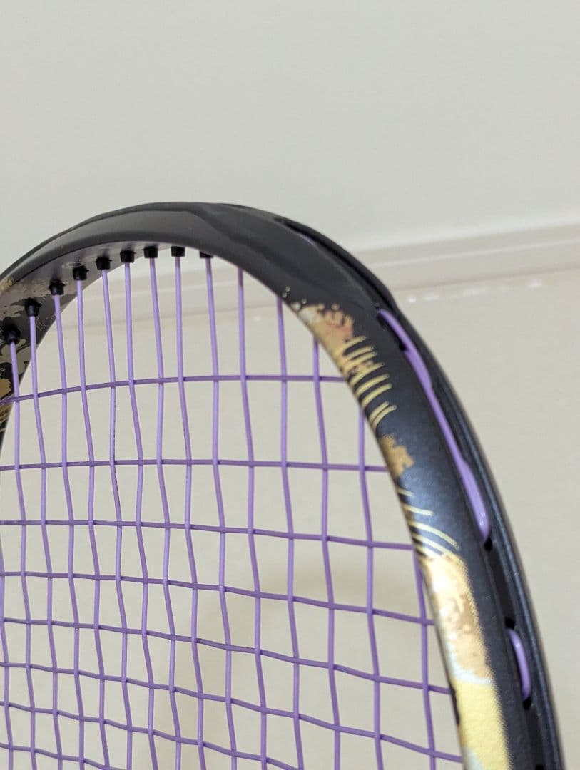 うなぎいぬ様YONEX　ジオブレイク80V ゴールドパープル