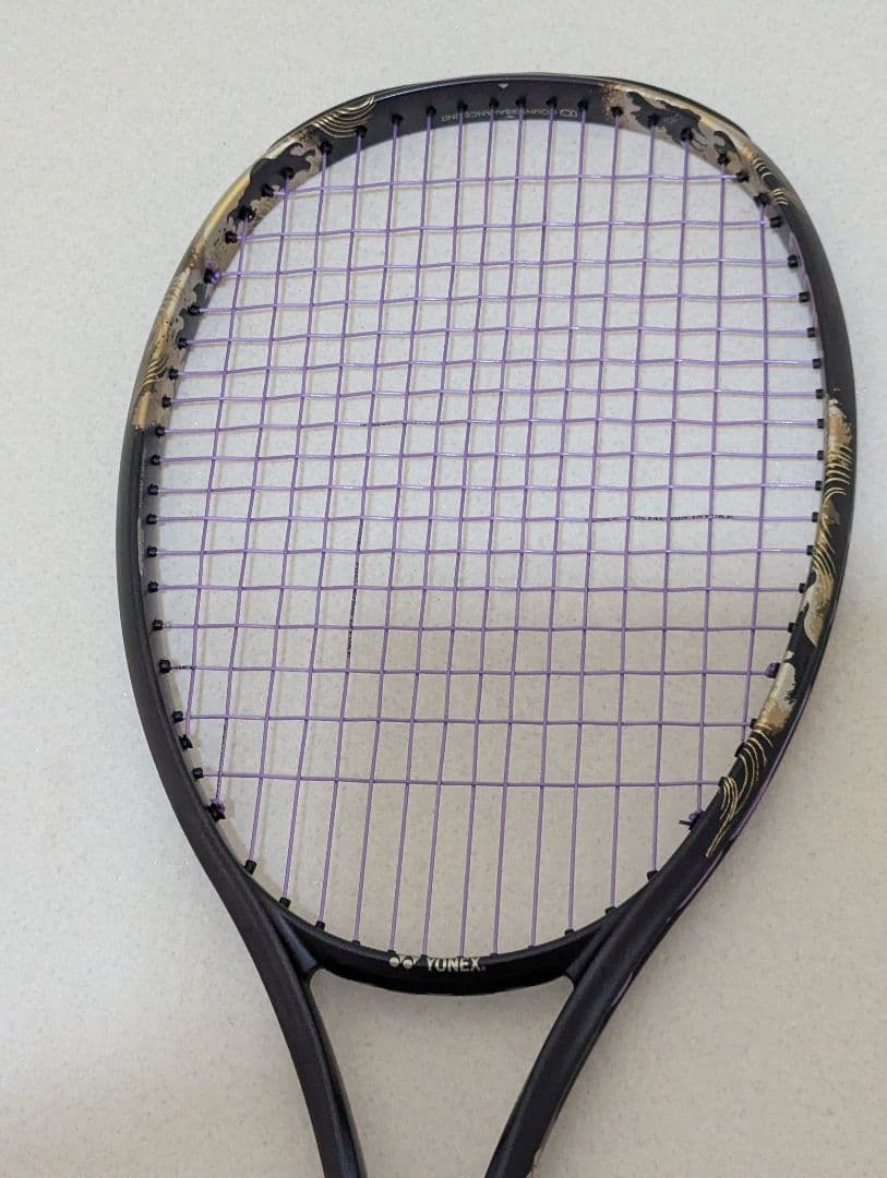 うなぎいぬ様YONEX　ジオブレイク80V ゴールドパープル