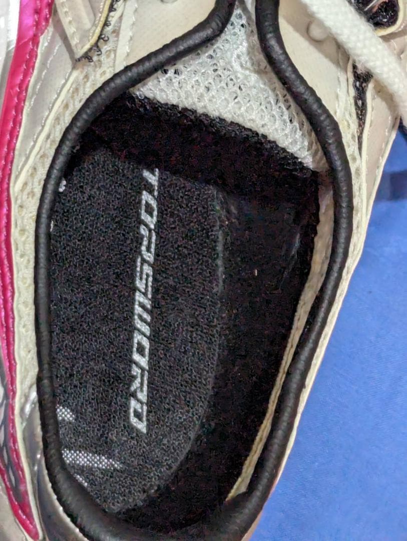【1回のみ使用】ASICS 陸上競技用スパイク ピンク/ホワイト 27.5cm