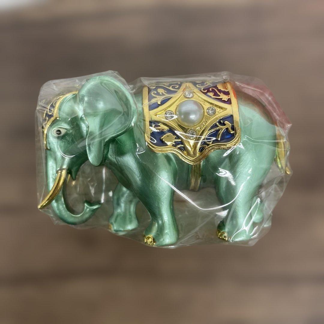 271453 YISHUI 風水グッズ ゾウ 装飾小物 縁起物 金運