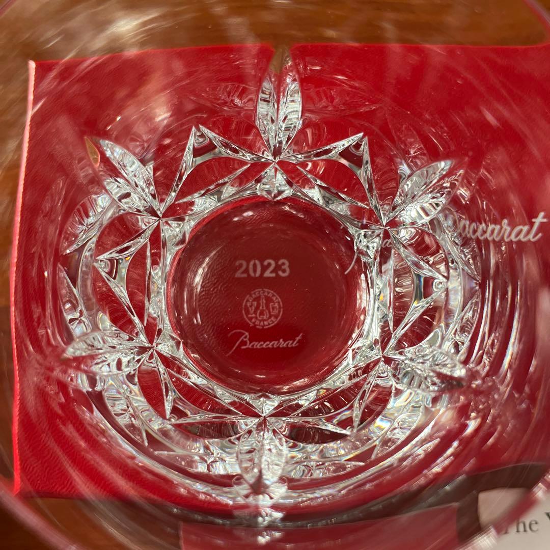 バカラ　グラス2個セット　2023