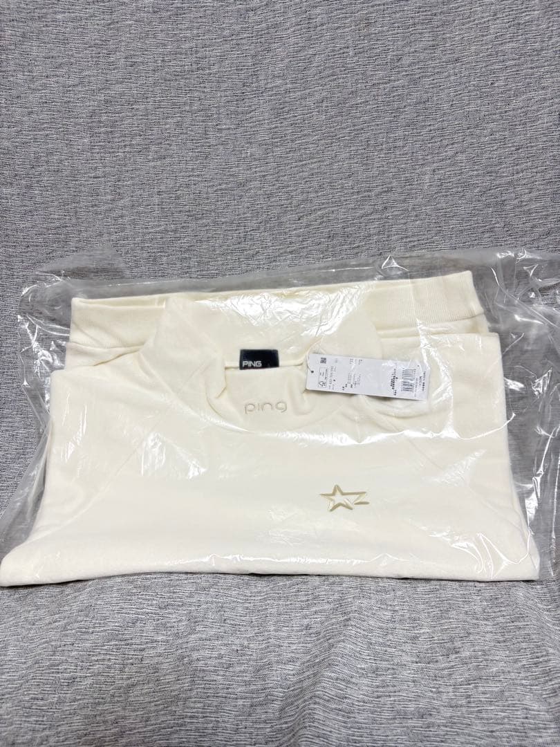 M ☆新品☆ PING フリースプルオーバー　レディース　14300円　ホワイト