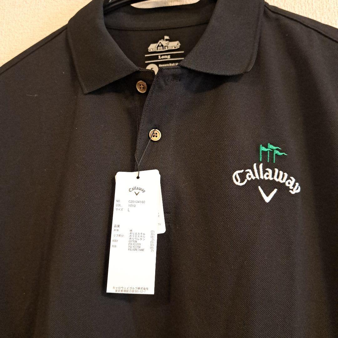 Callaway ブラック ポロシャツ Lサイズ