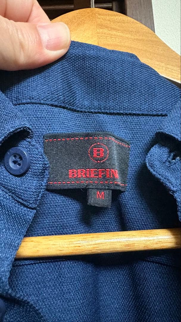 BRIEFING ポロシャツ M ネイビー　美品