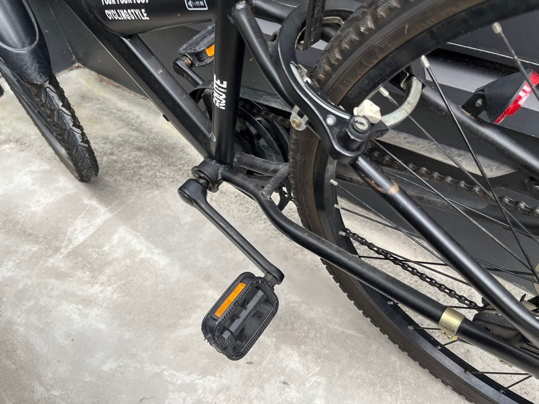 シティサイクル ブラック 26インチ メッシュバスケット付き