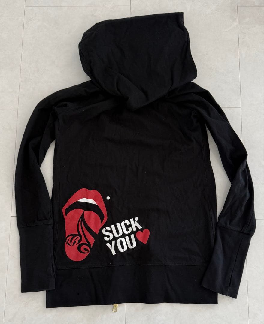 Acid Black Cherry パーカー　レディース　金ファスナー