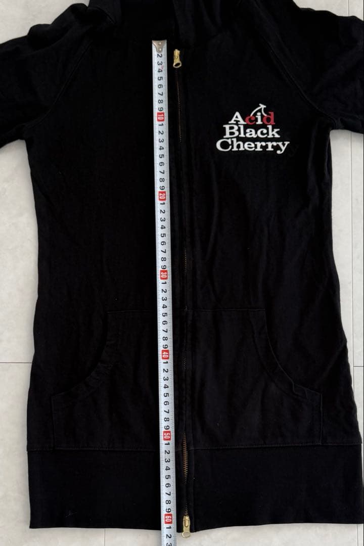 Acid Black Cherry パーカー　レディース　金ファスナー