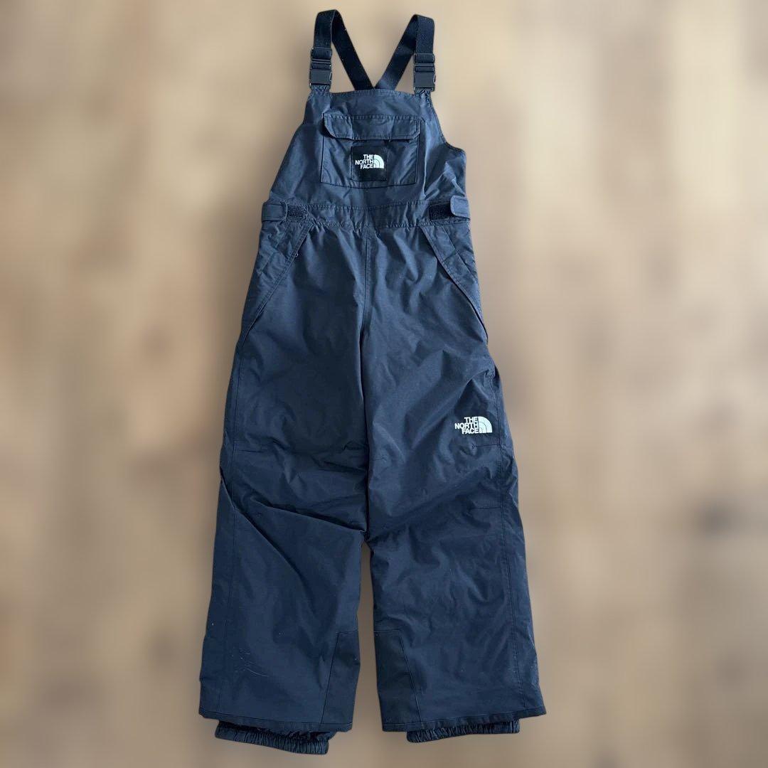 THE NORTH FACE キッズ　スノービブ　ブラック　130
