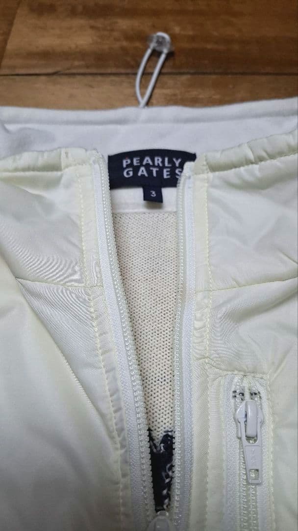 PEARLY GATES　パーリーゲイツ　ニットジャンバー　オフホワイト