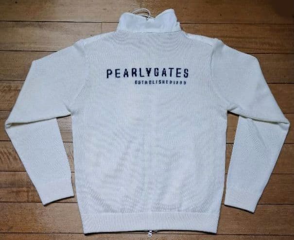PEARLY GATES　パーリーゲイツ　ニットジャンバー　オフホワイト