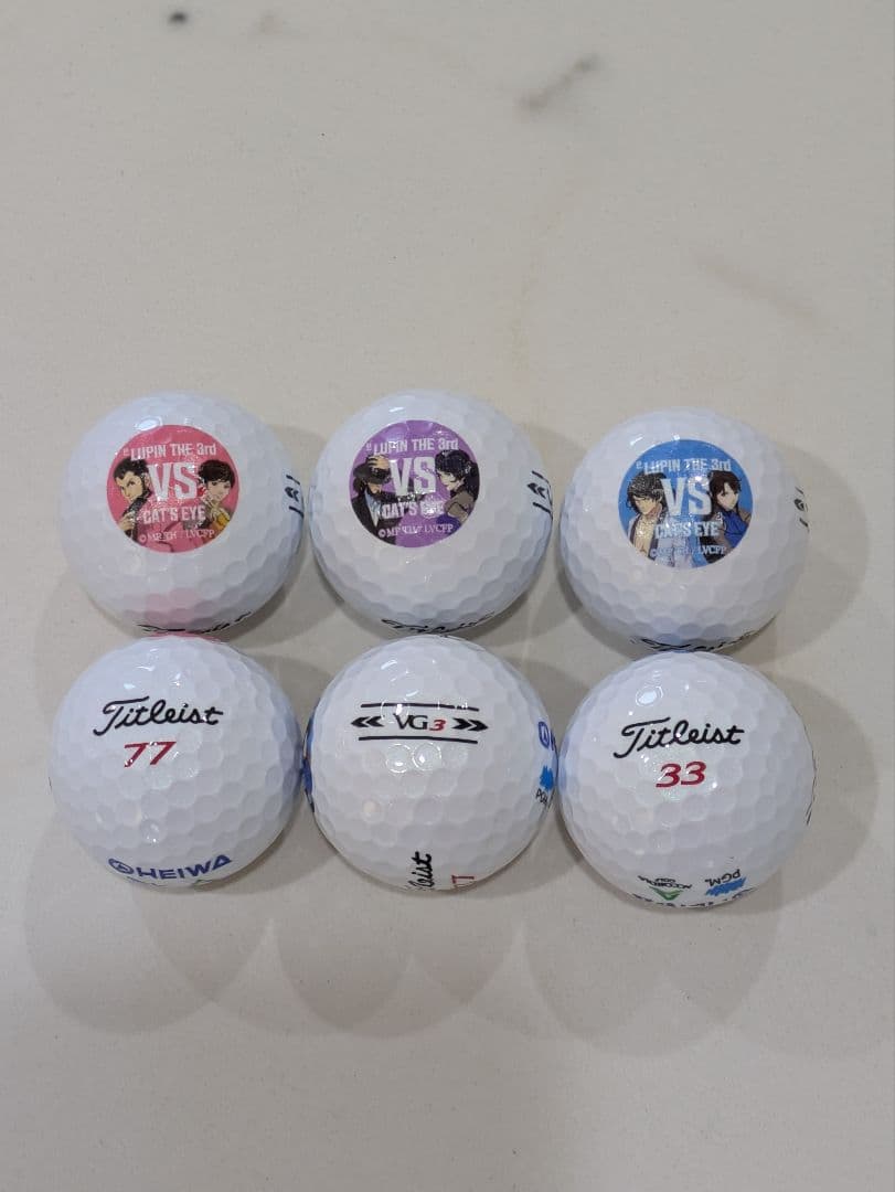 Titleist VG3 ゴルフボール 12個入り　ルパン三世仕様