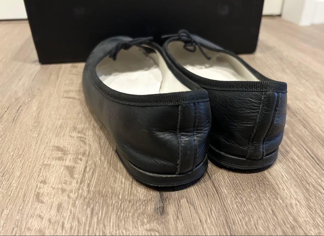 Repetto レペット　黒 バレエシューズ 38 バレリーナ　パンプス