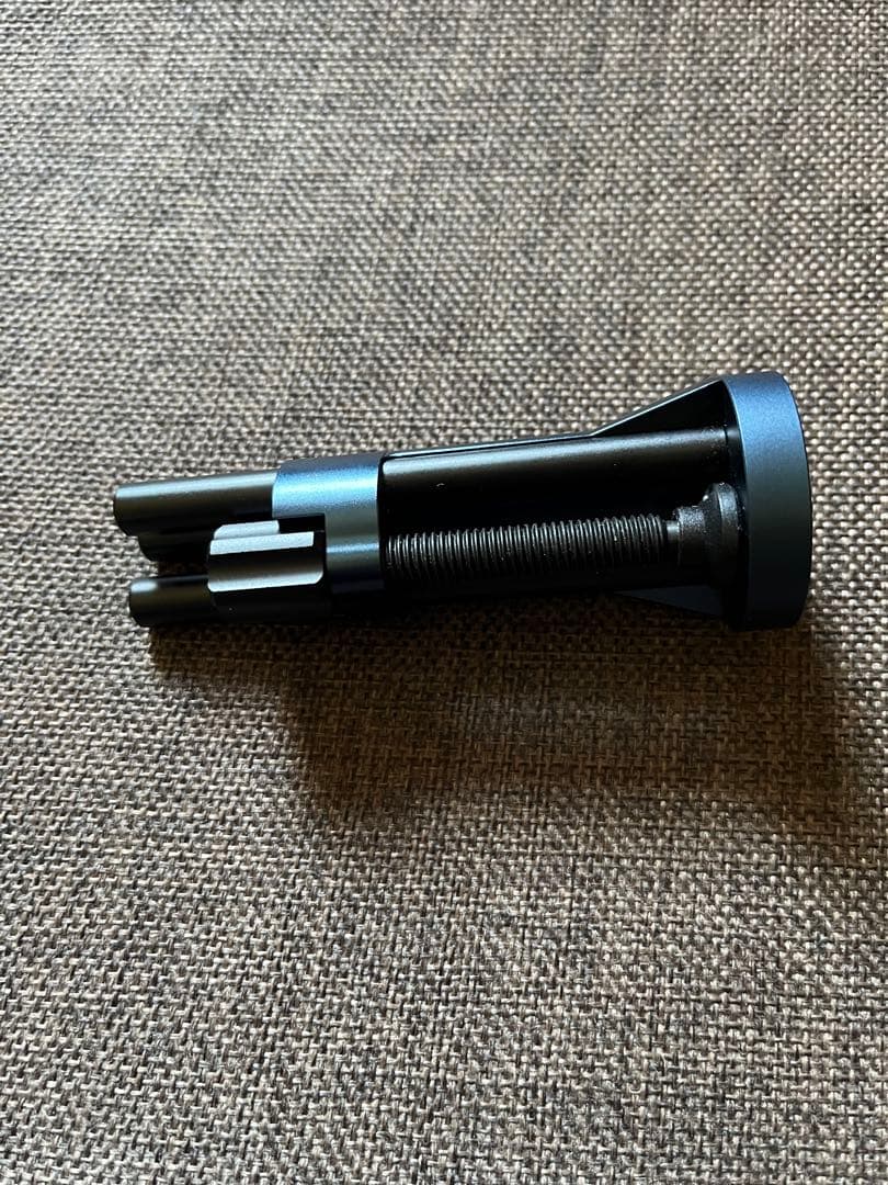 美品　KURIHARA TAKUMI ランタンスタンド 38mm 紺