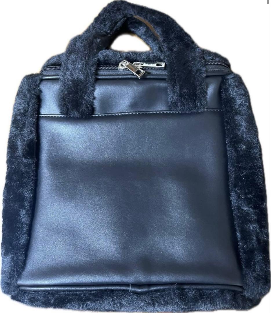★新品★ ダンスウィズドラゴン ファーカートポーチ D3-332030 ブラック