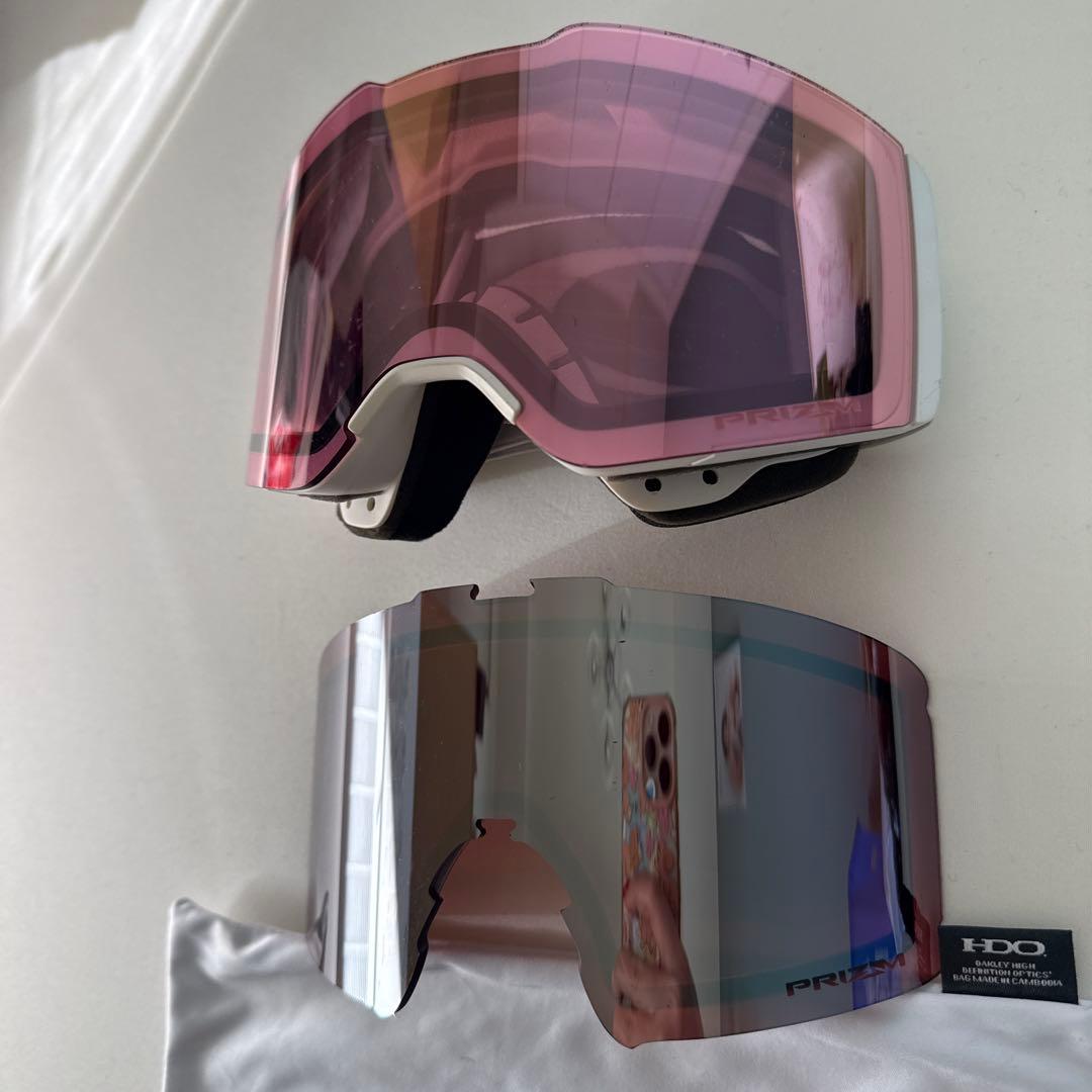 OAKLEYゴーグル ピンク ミラーレンズ