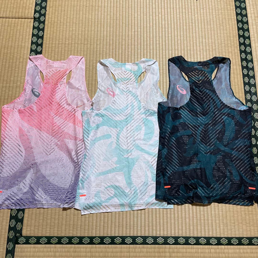 アシックス シングレット Sサイズ 3点セット