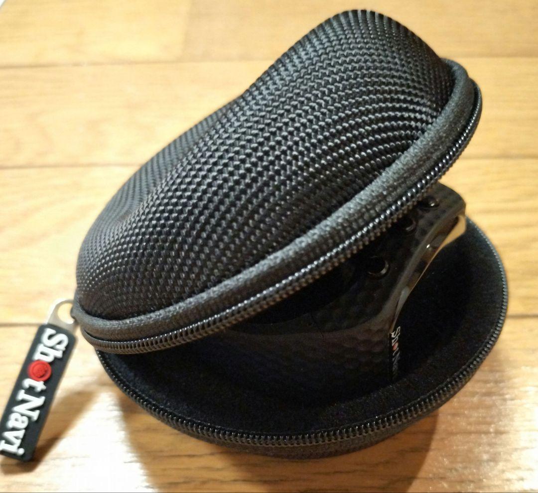 美品　Shot Navi INFINITY Touch　黒　腕時計　保護シール付