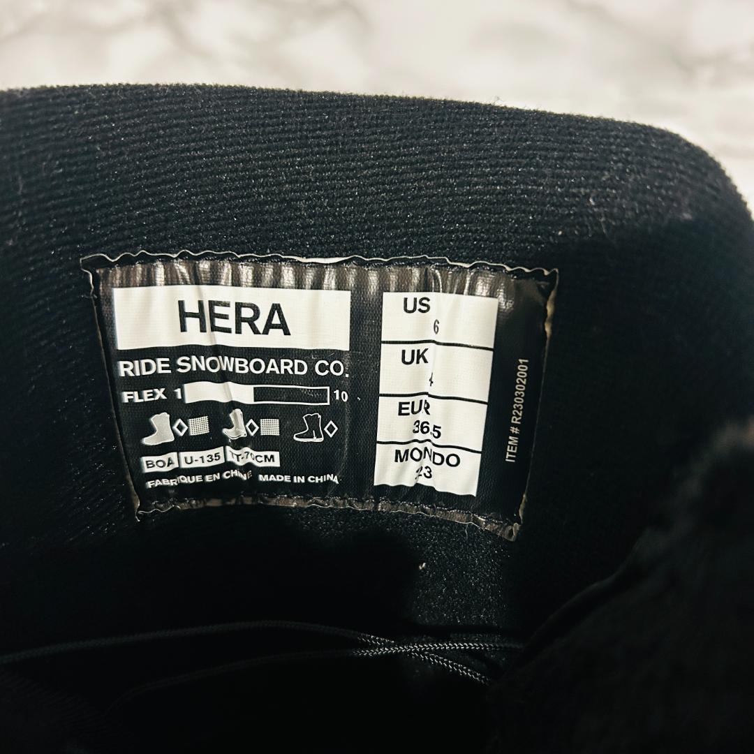 【美品】RIDE HERA スノーボードブーツ 23cm