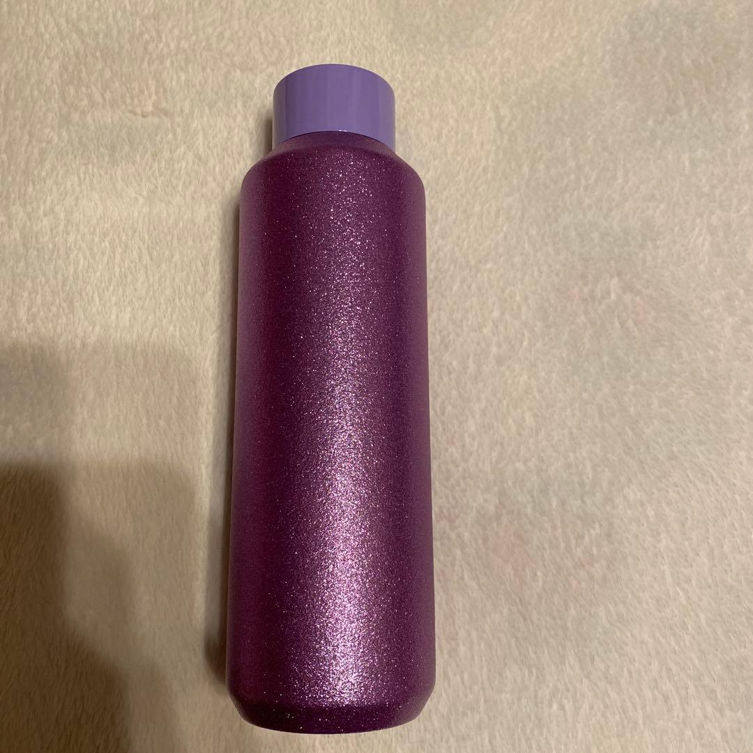 スタバ　グリッターパープル　ステンレスボトル591ml