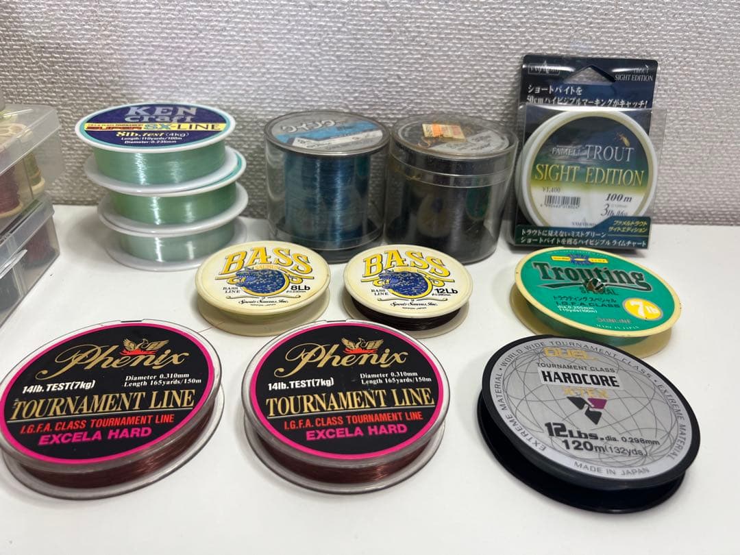 ジ*ー様 【釣具大量】フライフィッシング用品・ライン・フック・マテリアル・ツール