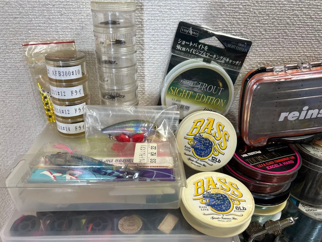 ジ*ー様 【釣具大量】フライフィッシング用品・ライン・フック・マテリアル・ツール
