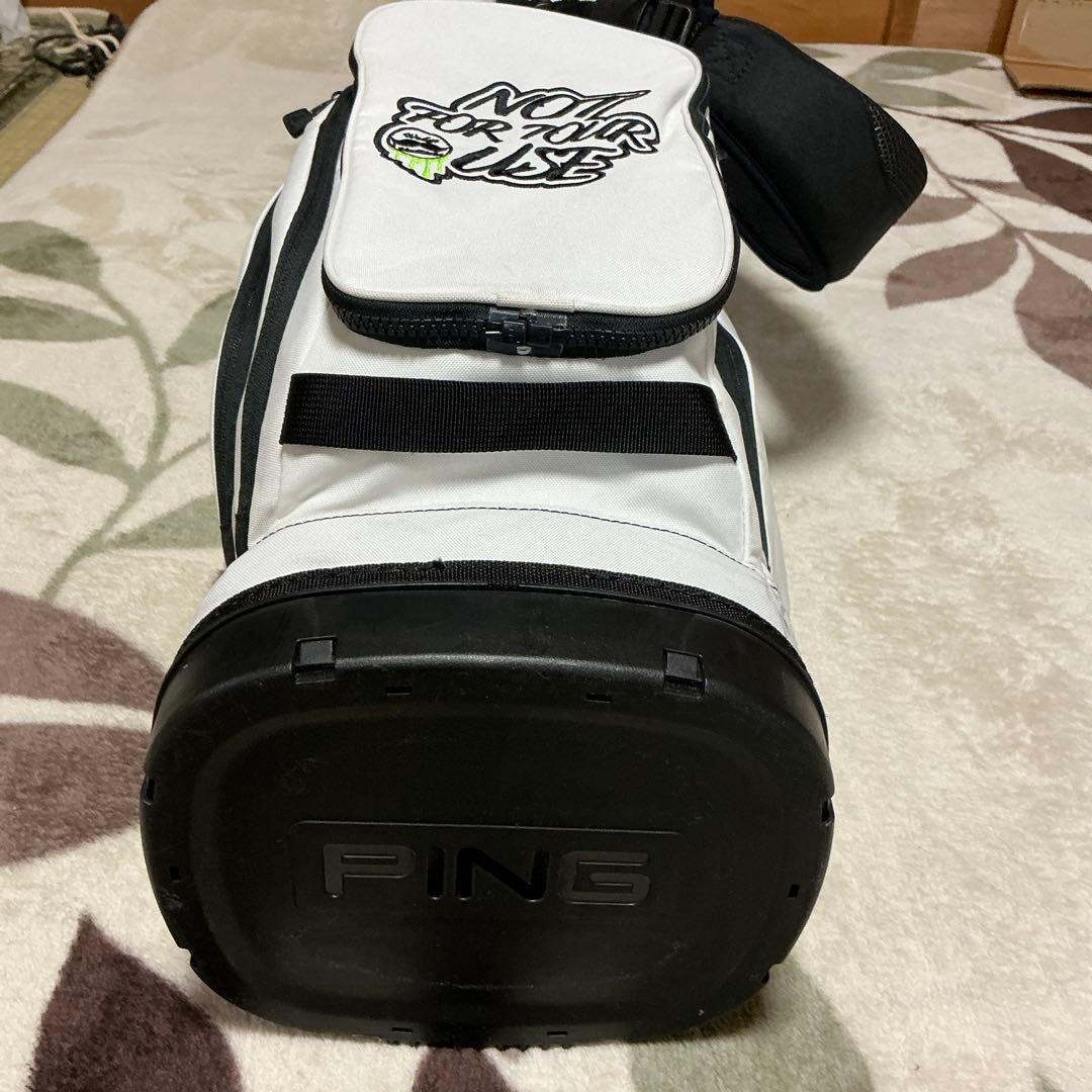 PING フーファーキャディバッグ ホワイト