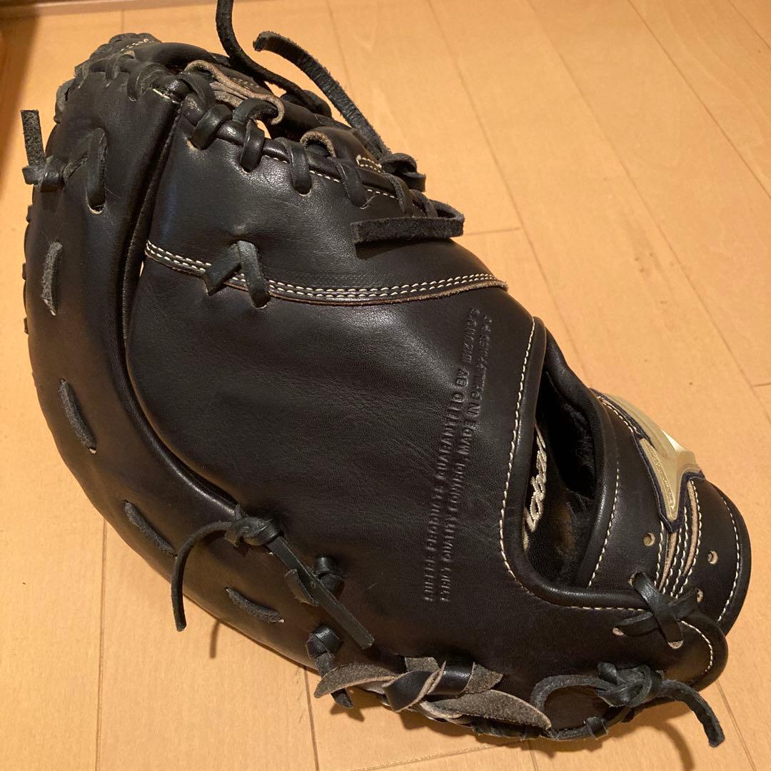 美品　ミズノ　ジュニア　軟式野球　ファーストミット