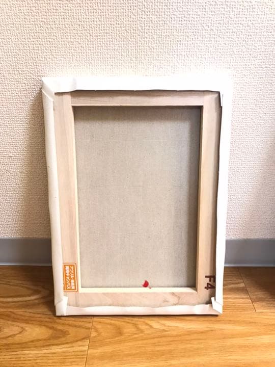 アクリル 画　キリン　動物　絵画