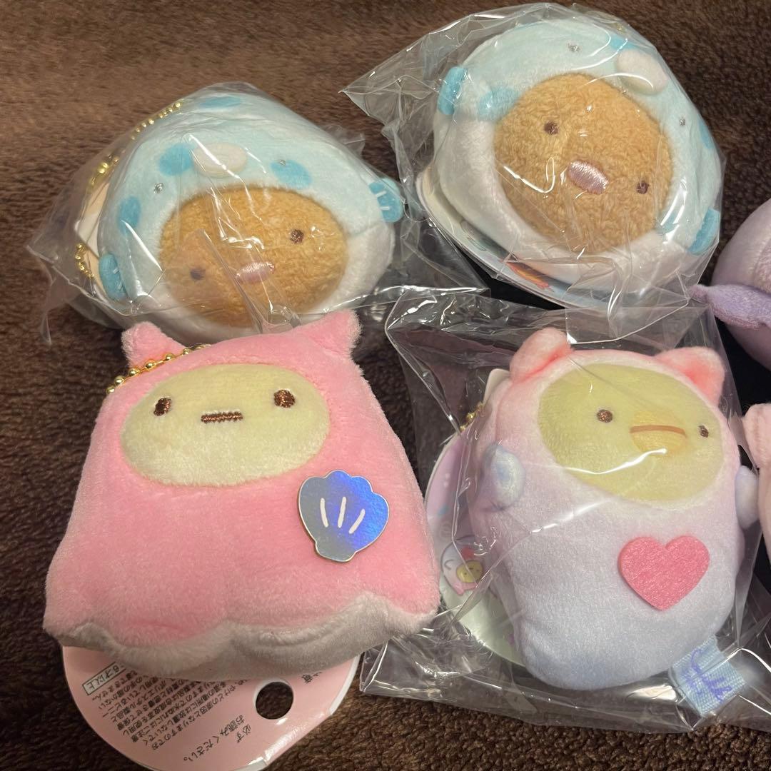 すみっコぐらし 水族館限定 ぬいぐるみセット ねこ たぴおか しろくま とんかつ
