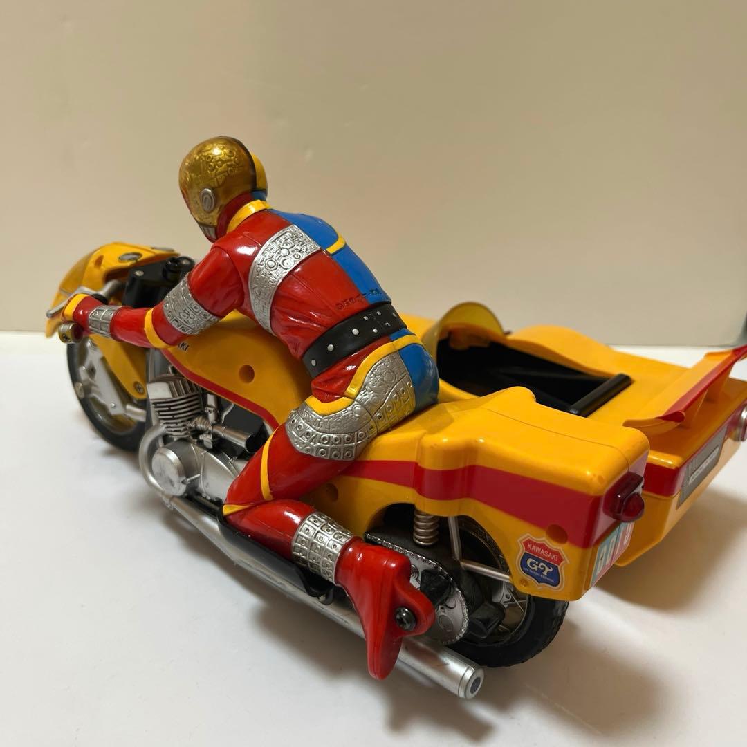 人造人間キカイダー R/C サイドマシーン　昭和　レトロ　当時物　フィギュア