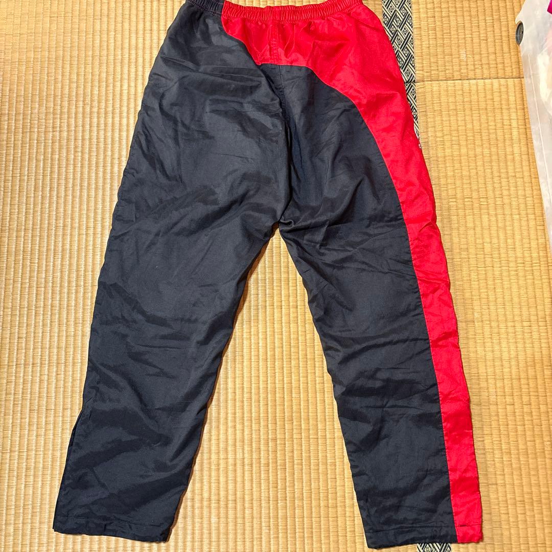 最終値下げ❣️canterbury ジャージ　ウォームアップパンツ 黒/赤ズボン