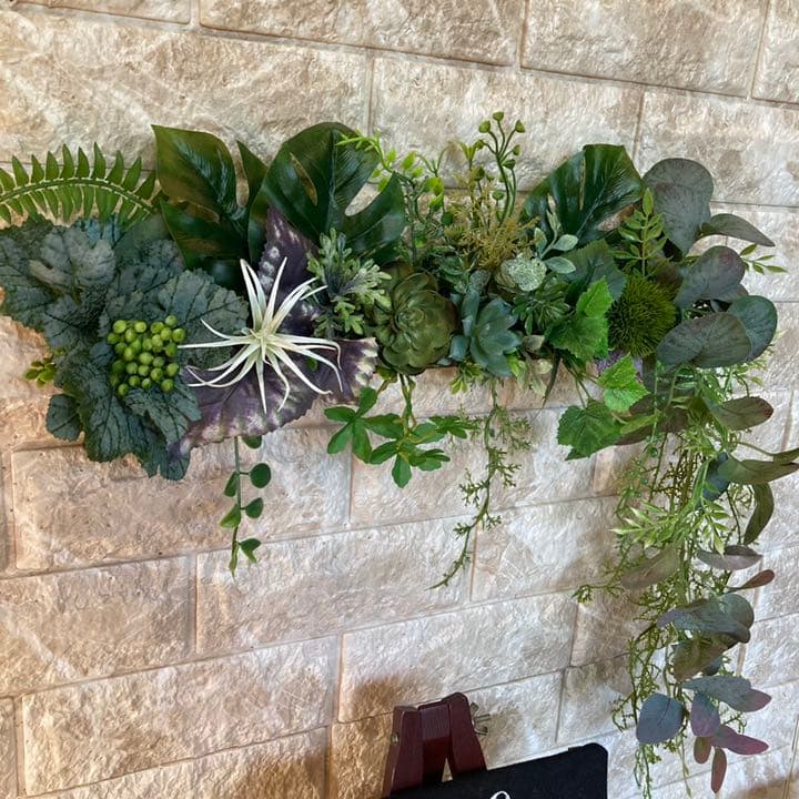 光触媒　人工観葉植物　ウォールグリーン　造花　インテリア
