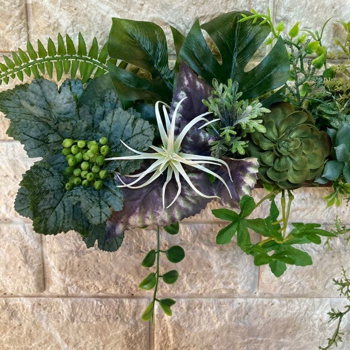 光触媒　人工観葉植物　ウォールグリーン　造花　インテリア