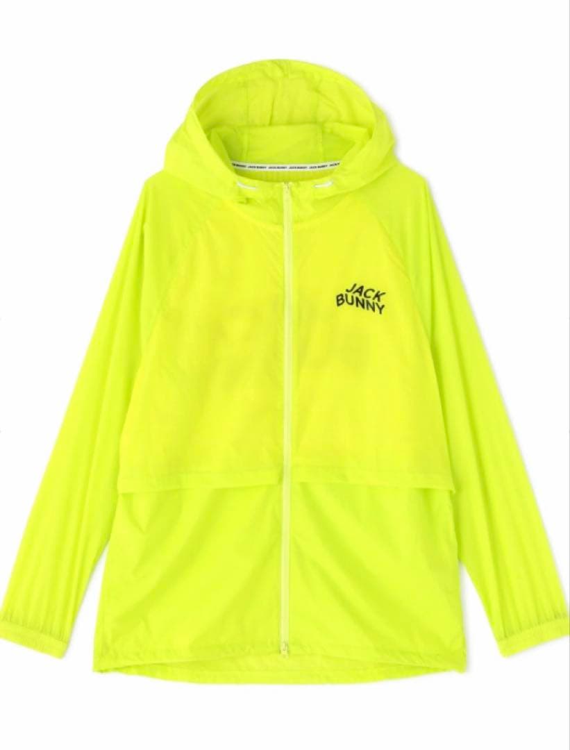 新品 パーリーゲイツ ジャックバニー ナイロンタフタ ブルゾン(6)LL/ライム