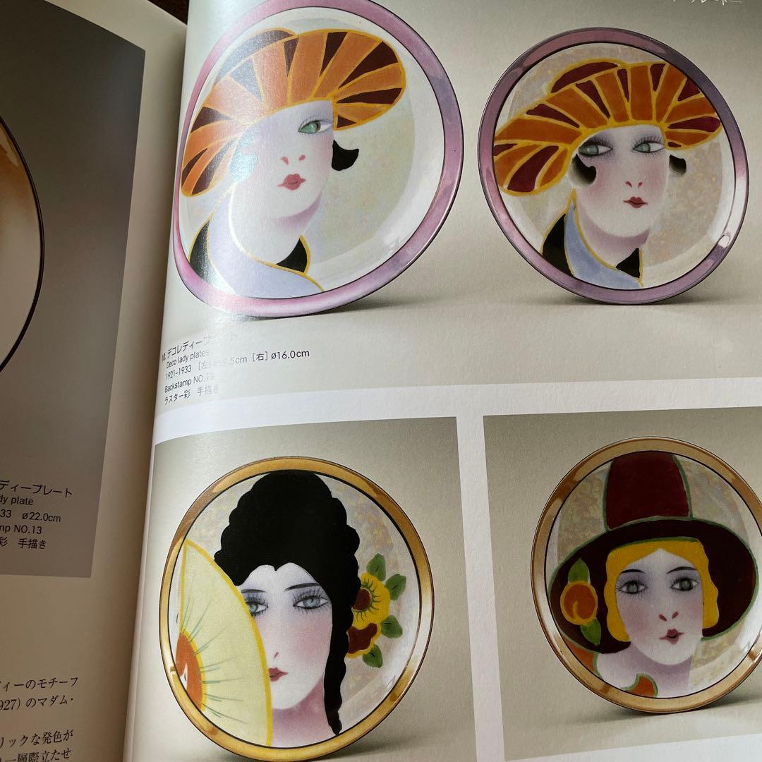 ・Deco Lady・パフケース・1921年〜米国輸出・オールドノリタケ・